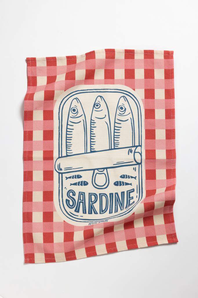 Paño Nido de Abeja Sardine